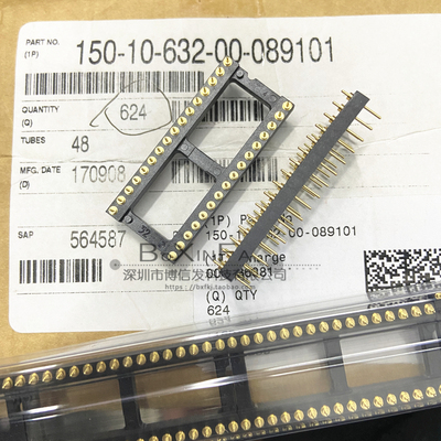 原装Preci 150-10-632-00-089101 IC插座DIP-32 DIL32 2.54mm间距