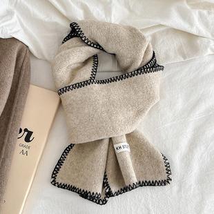 凡人歌章若楠同款围巾女冬季简约百搭高级感户外保暖小香风围脖