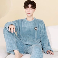 W-Big Stripes Blue-VELVET MAN