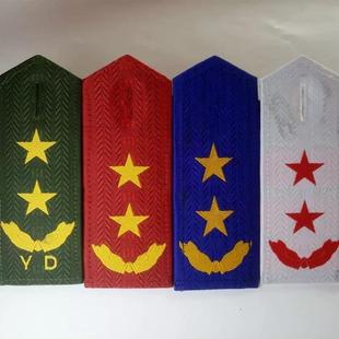 升旗手仪仗队国旗班配件鼓乐队礼服配饰肩牌肩章配件肩部领带