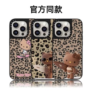 CASETiFiY联名HelloKitty豹纹KT猫比基尼凯蒂猫16Pro适用iPhone17ProMax苹果15Plus手机壳14卡通华强北平替女