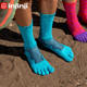 injinji百公里越野跑步五指袜长筒加厚coolmax专业马拉松分趾袜子