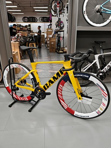 坎普CAMP ACE 7000 限定空气动碳纤维公路车KOMCAS酱香碳纤维轮组