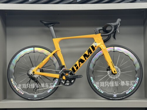 25款CAMP坎普ACE7000pro二代碳纤维公路车升级【KOMCAS】碳辐条轮