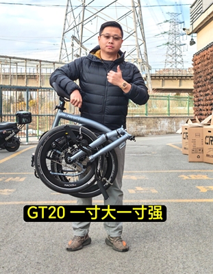 26款fnhon风行GT20三折叠20寸油碟刹车10速超轻折叠车G LINE C5