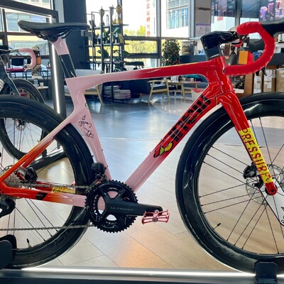 意大利Cinelli PRESSURE气动CP WTO碳纤维轮组​8170电子变速整车