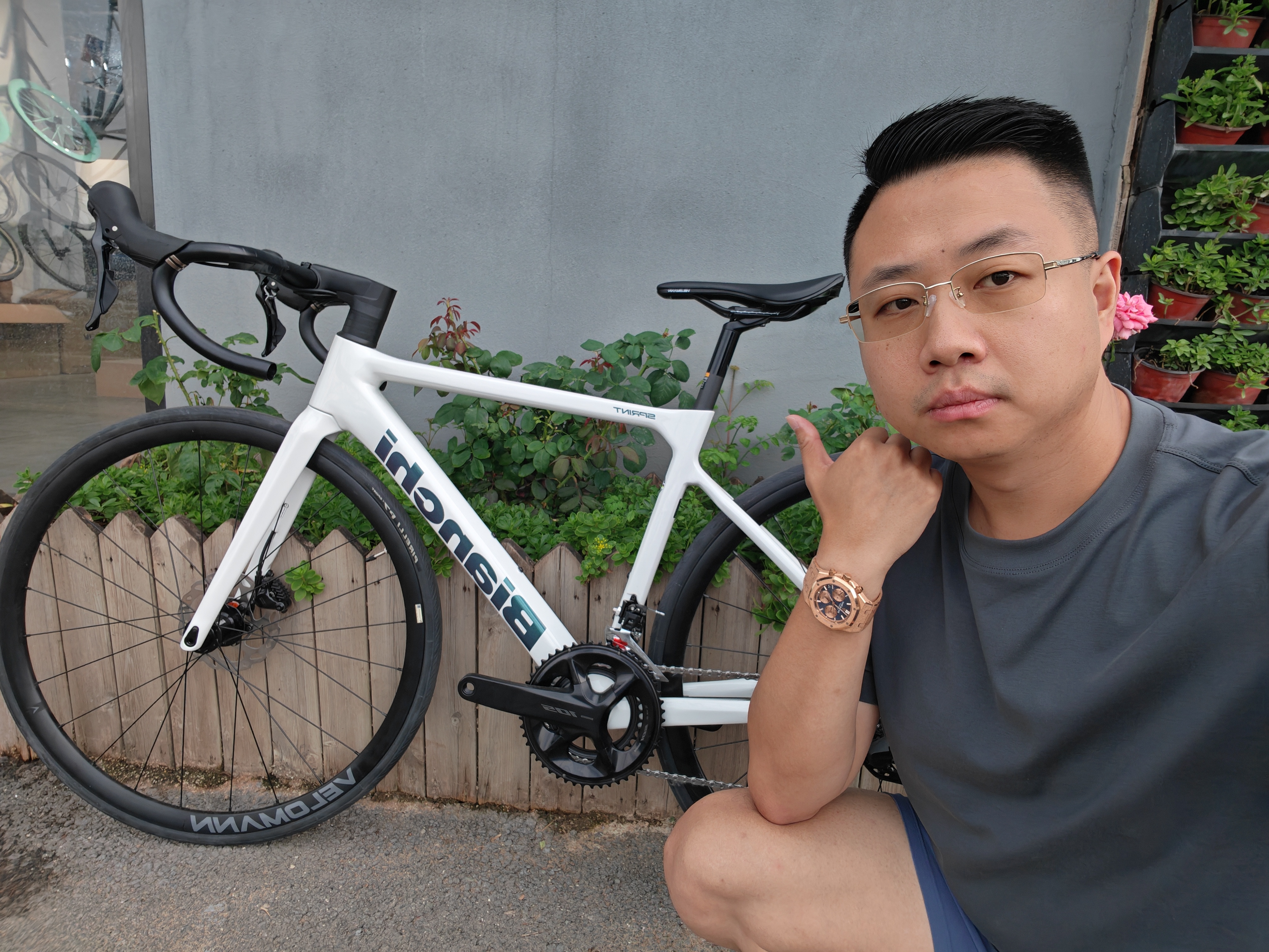 意大利BIANCHI比安奇SPRINT碳纤维公路车白色欧洲高端高性价比