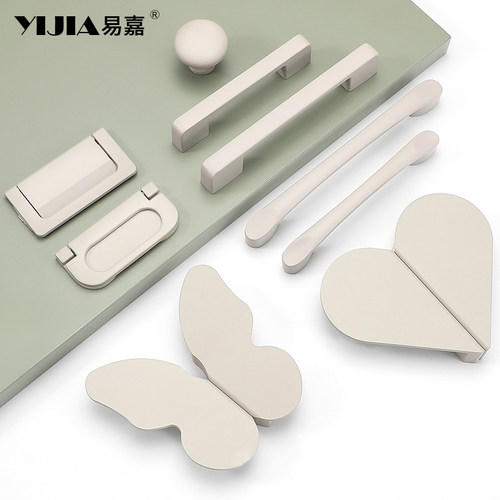 淡奶油风简约柜门拉手