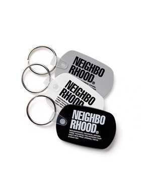 ARMOR NBHD钥匙扣潮牌挂件复古简约日系扣牌配饰磨砂潮流余文乐