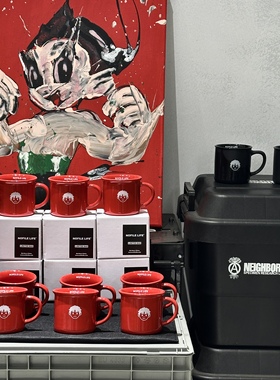 NOFILE LIFE 好运红色马克杯男女生情侣陶瓷杯子办公室咖啡杯水杯