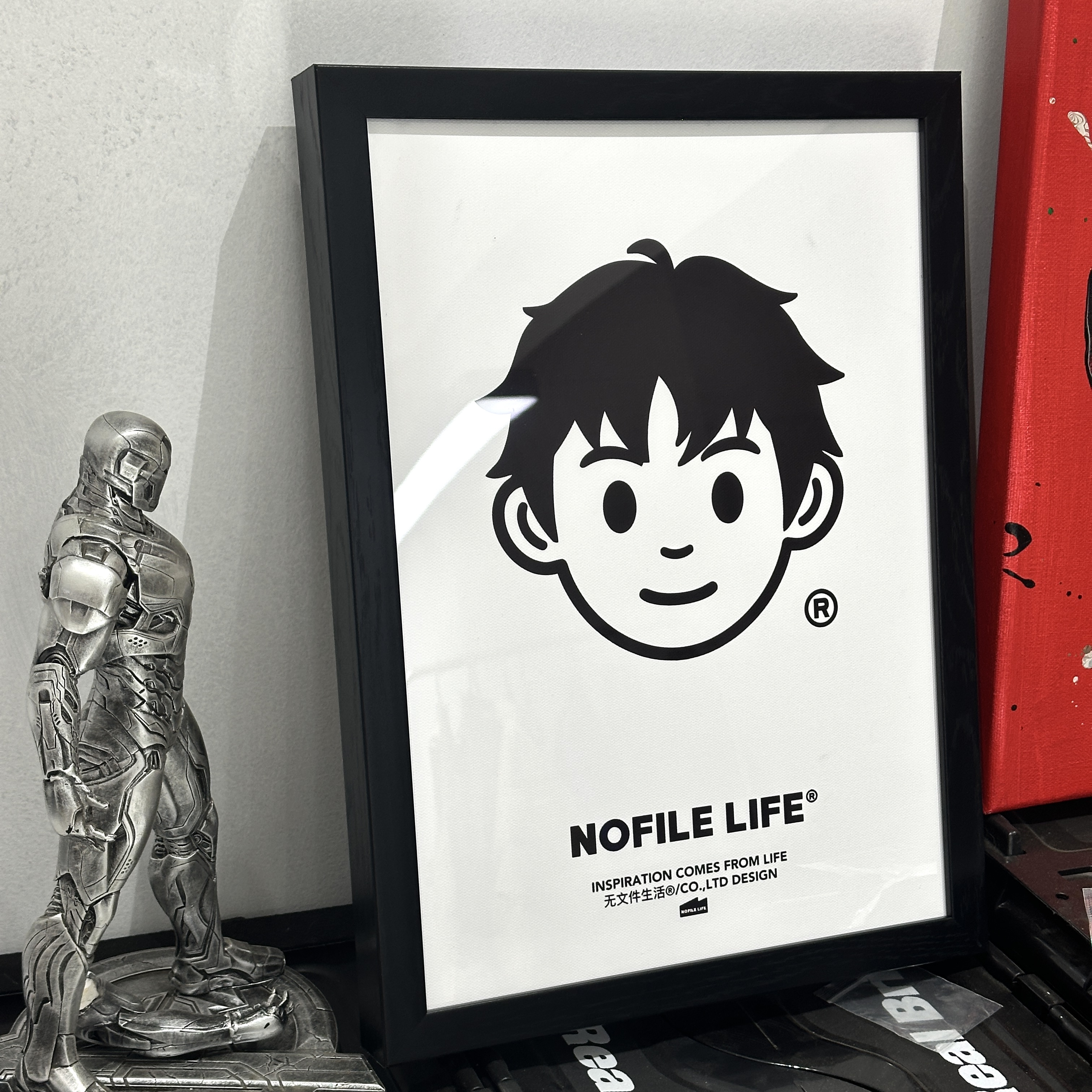 NOFILE LIFE 25SS 艺术家合作款潮流装饰纪念挂画小众餐厅客厅画