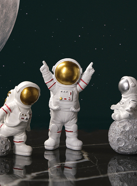 北欧酒柜中国宇航员装饰摆件