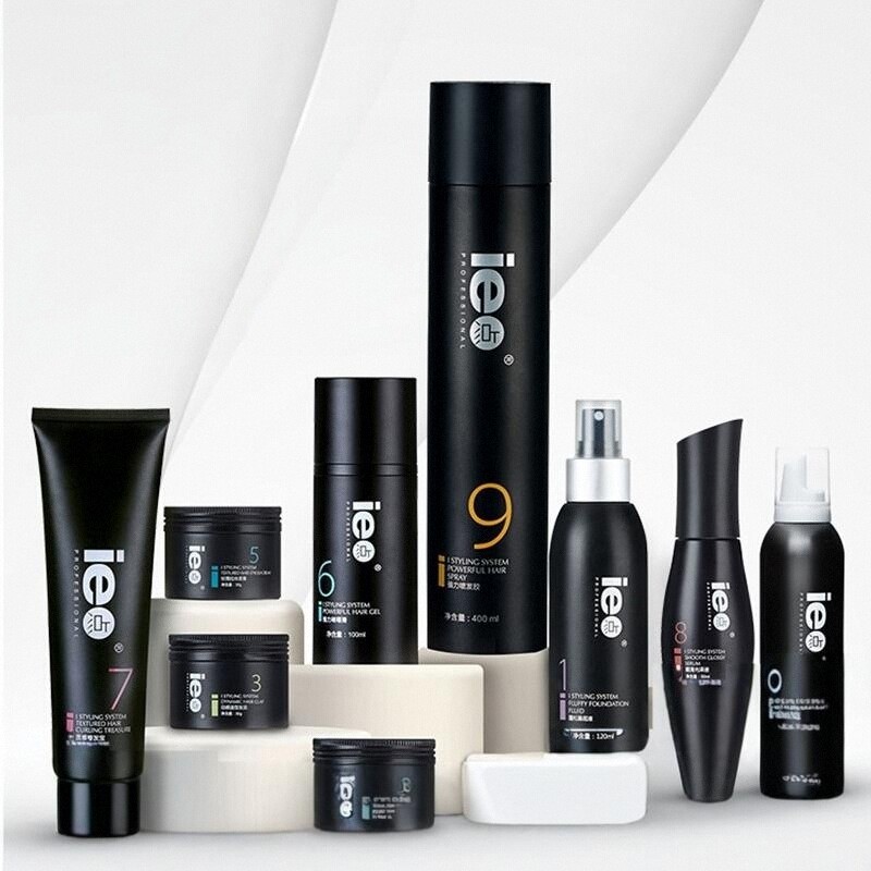 正品ie点i系列造型品强力啫喱膏发蜡发泥干胶质感卷发乳泡沫发蜡