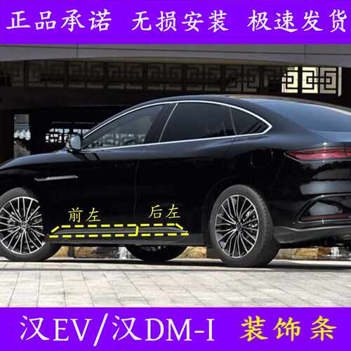 16-23款车门下侧裙镀络饰条