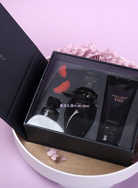 维多利亚的秘密暗夜魅惑night香水50ml身体乳100ml圣诞套装新年