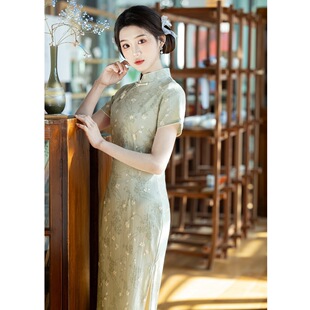 高级感少女旗袍小个子2026夏季新款改良民国连衣裙礼服年轻女装