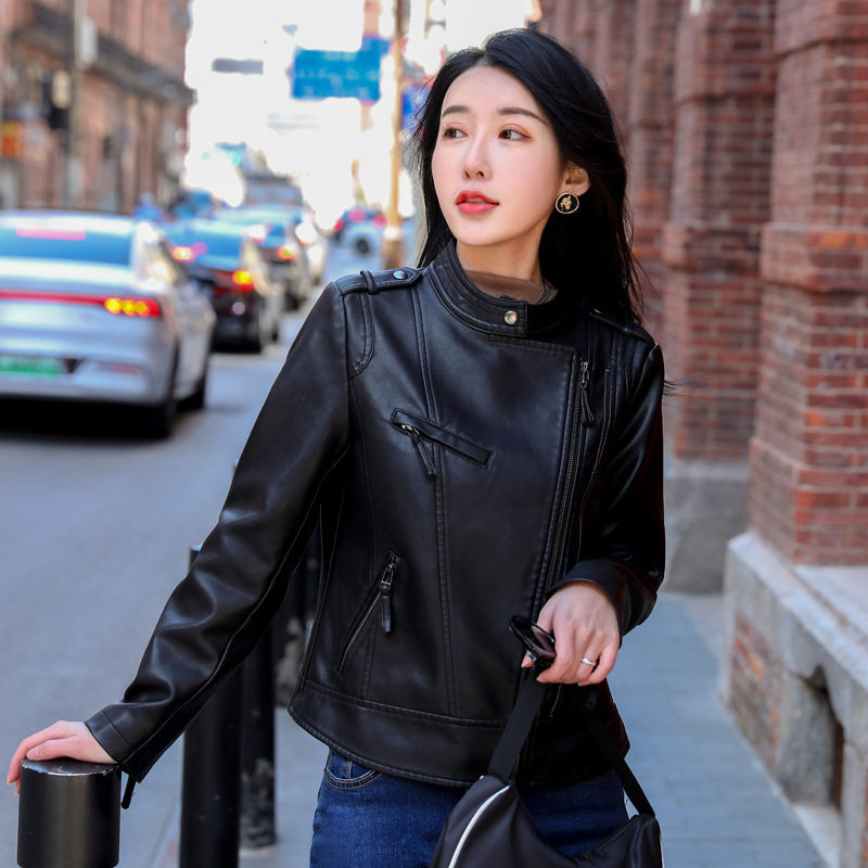 2026春秋新款衣夹克机车服修身显瘦气质小外套时尚女士年轻上衣