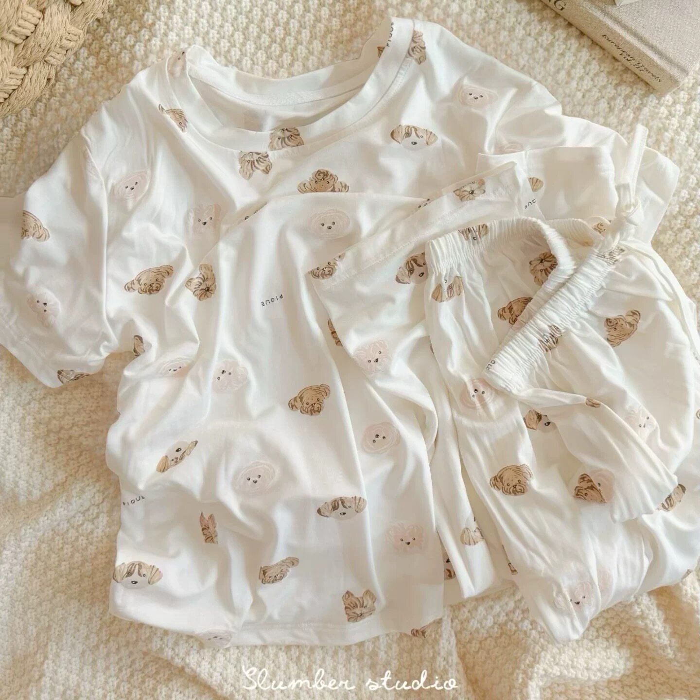 【Milk奶油系列】春夏季女睡衣莫代尔日系套头家居服棉质短袖睡裙
