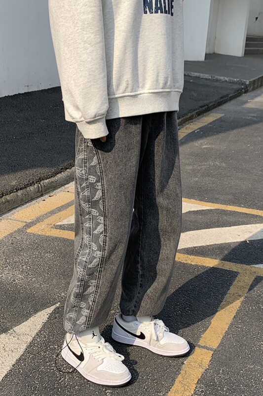 男士牛仔裤男潮牌修身小脚韩版潮流裤春秋款休闲A161-K215-P45,男装牛仔裤,电商A161