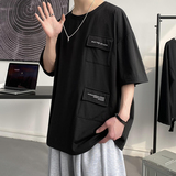 短袖t恤男潮牌潮流ins百搭时尚休闲圆领夏季上衣A161-T302，男装T恤，电商A161