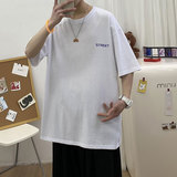 潮牌短袖男T恤夏季新款半袖港风大码ins简约体恤A161-T44-P25，男装T恤，电商A161