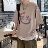 原宿风短袖男潮流宽松百搭ins超火cec夏季港风t恤A161-T16，男装T恤，电商A161