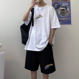 休闲运动套装男装一套搭配帅气潮牌夏季2021新春秋A161-TZ02