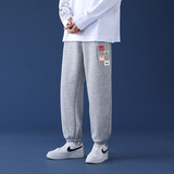 男休闲长裤子春秋夏季韩版潮流直筒宽松百搭卫裤A161-K107-P35，男装休闲裤，电商A161