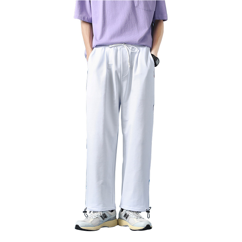 裤子男士夏季韩版潮流宽松束脚工装休闲长裤运动男A161-K732-P50,男装休闲裤,电商A161