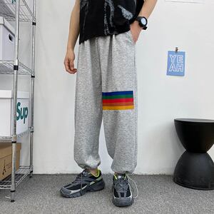 休闲裤子春秋夏季ins潮牌运动九分卫裤韩版潮流宽松A161-G233图片
