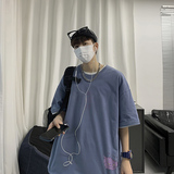 短袖男潮牌潮流简约百搭t恤宽松原宿风2021夏季衣服A161-T23，男装T恤，电商A161