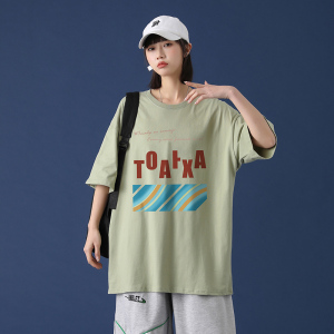 短袖t恤男夏装新款韩版潮流圆领半袖潮牌印花上衣服A161-T40图片