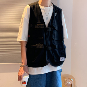 马甲男外穿运动休闲坎肩春秋工装马夹外套夏季薄款A161-M2011图片