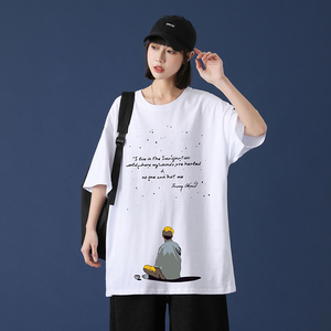 短袖t恤潮流青少年 潮牌半袖2021年夏季新款上衣服A161-T08图片