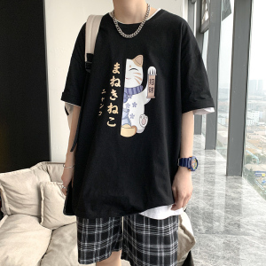 短袖t恤男士潮牌潮流ins百搭休闲夏季新款青少年半袖A161-T28图片