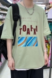 短袖t恤男潮牌ins宽松男生夏季街头百搭个性半截袖潮A161-T40-P25，男装T恤，电商A161