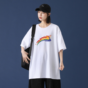 短袖T恤男夏季半袖潮流潮牌体恤港风男装上衣服A161-T07图片
