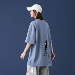 新款夏装韩版潮流上衣服短袖t恤长袖丅恤夏季体恤A161-T13-P25