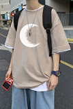 短袖t恤男夏季潮牌潮流ins宽松打底衫百搭情侣衣服A161-T09，男装T恤，电商A161