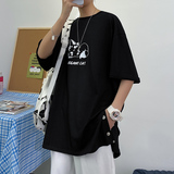 男短袖t恤2021夏季新款韩版潮流百搭休闲宽松ins潮A161-T088-P35，男装T恤，电商A161
