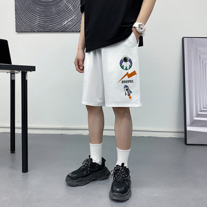 短裤韩版潮流宽松休闲港风百搭直筒夏季新款潮牌A161-D06-P30图片