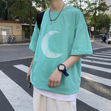 短袖t恤男夏季潮牌潮流ins宽松打底衫百搭情侣衣服A161-T09，男装T恤，电商A161