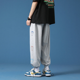 春秋韩版潮流夏季薄款休闲长裤宽松直筒裤运动裤A161-K732-P50，男装休闲裤，电商A161