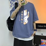 短袖t恤男夏季2021新款日系袖港风ins潮牌衣服百搭A161-T28，男装T恤，电商A161