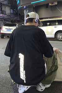 短袖t恤男2021夏季潮牌潮流ins宽松半袖体桖百搭衣服A161-T10图片