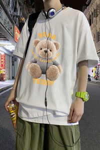 2021短袖t恤男潮牌体恤半袖韩版夏季上衣服宽松潮流A161-T03-P25图片