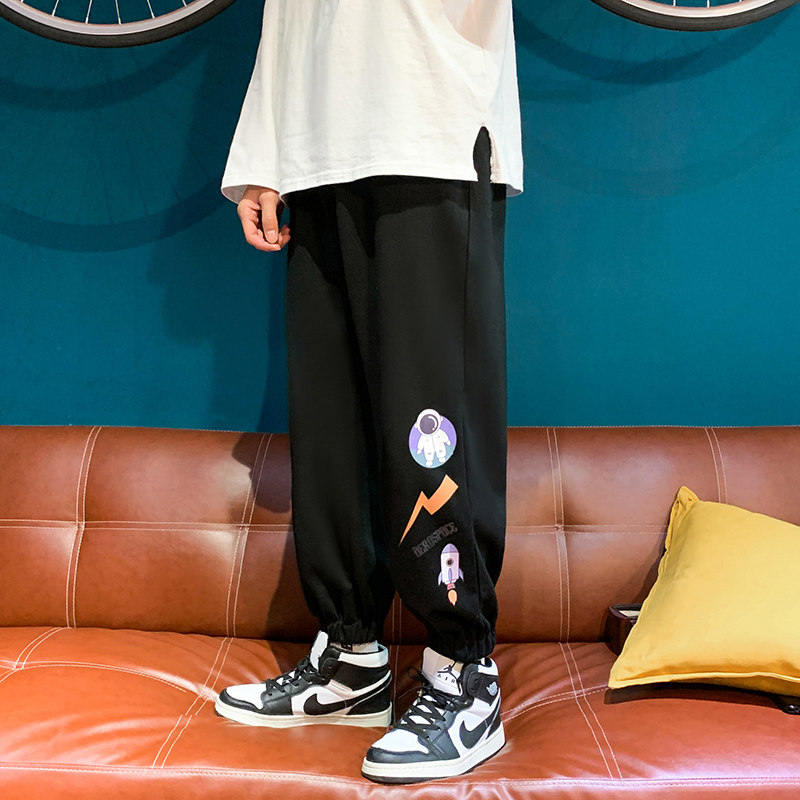 牛仔裤男直筒宽松裤子韩版潮流九分裤春秋潮牌阔腿A161-G230,男装休闲裤,电商A161