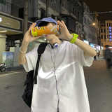港风t恤男宽松衣服男生短袖ins潮夏季男装潮流潮牌A161-T02-P25，男装T恤，电商A161