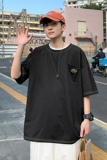 短袖男潮牌潮流2021新款衣服ins简约港风百搭超火t恤A161-T33-P30，男装T恤，电商A161