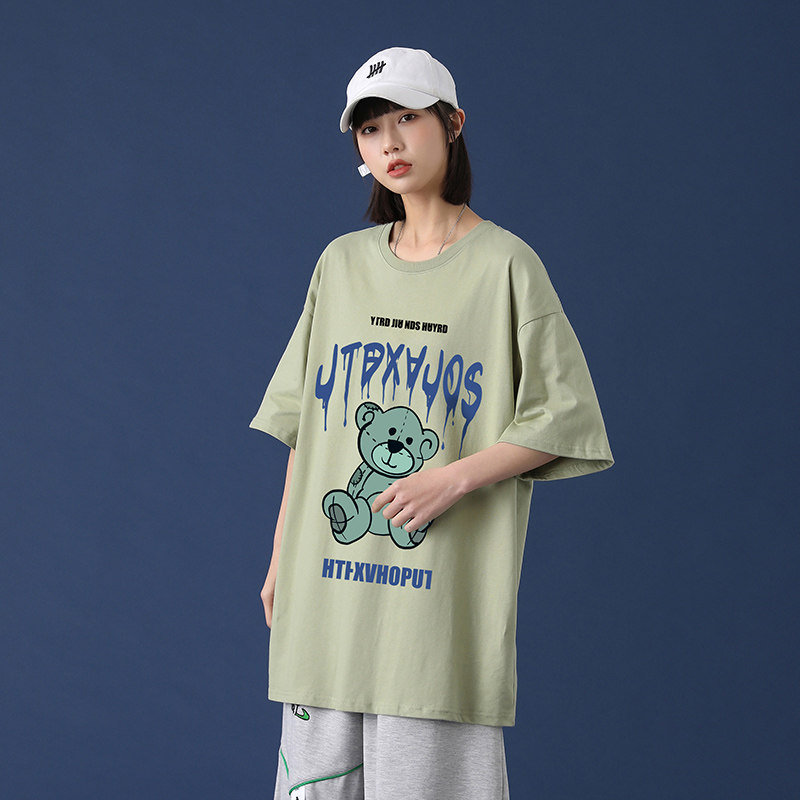 短袖T恤潮流韩版宽松2021新款夏季圆领体恤A161-T42-P25,男装T恤,电商A161